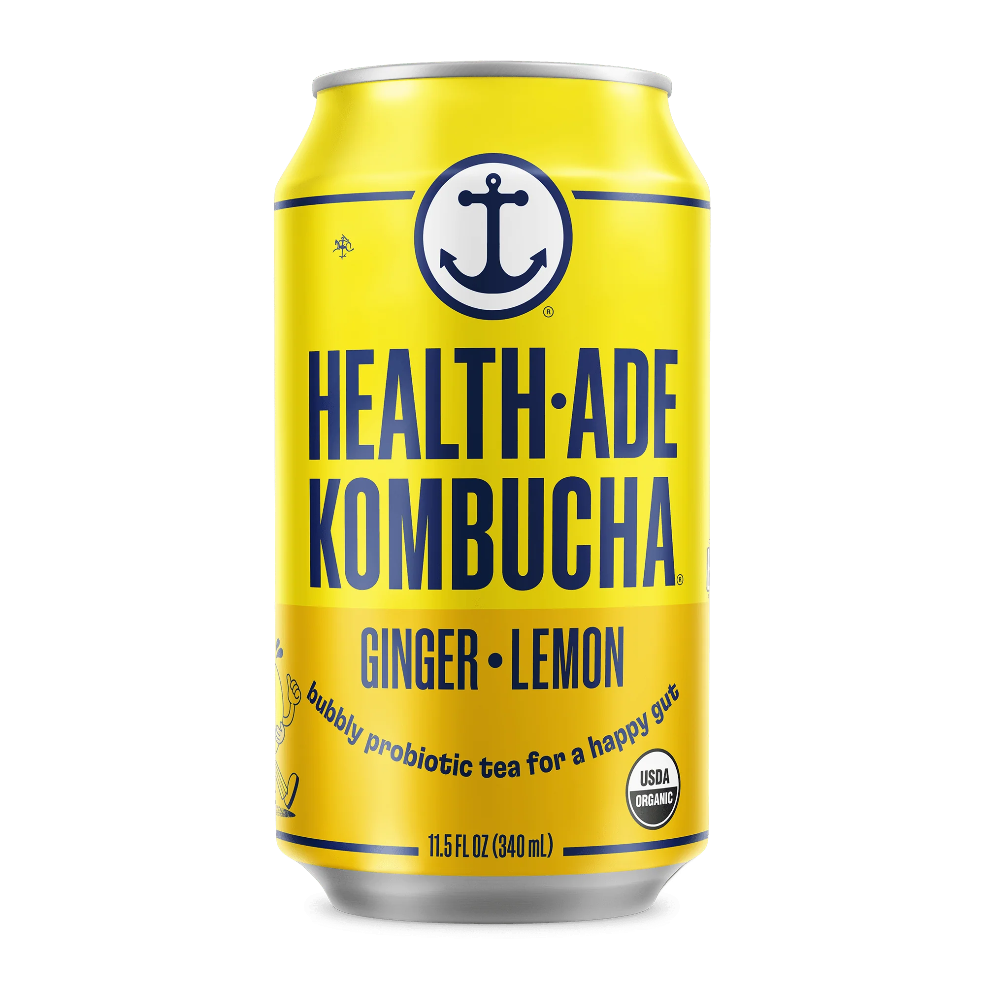 Ginger-Lemon Kombucha in Cans (24 pack) - Image 3