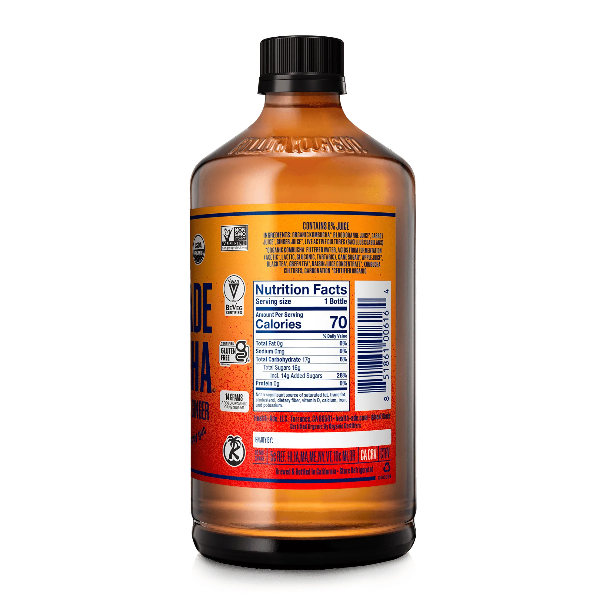 Blood Orange-Carrot-Ginger Kombucha - Image 12