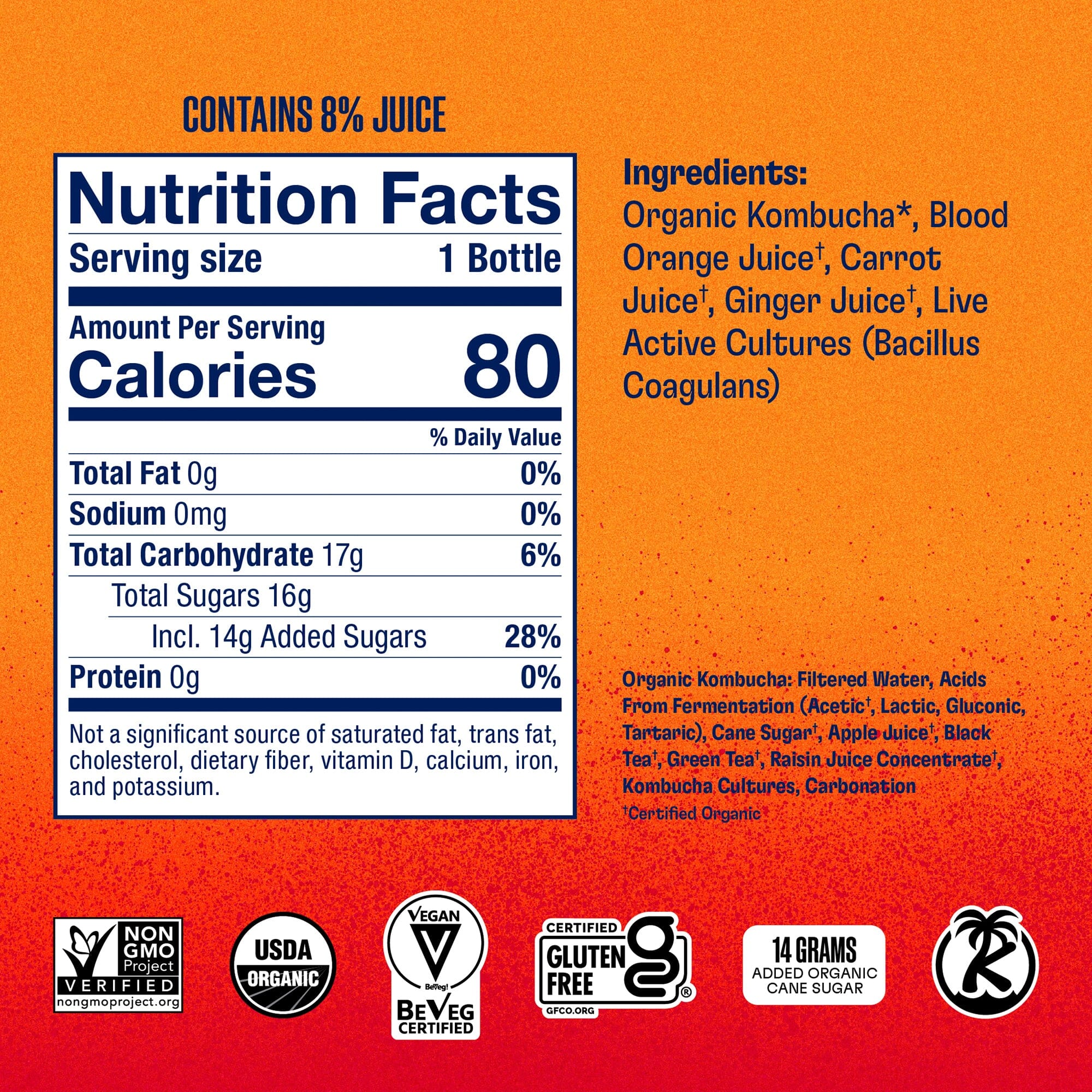 Blood Orange-Carrot-Ginger Kombucha - Image 19